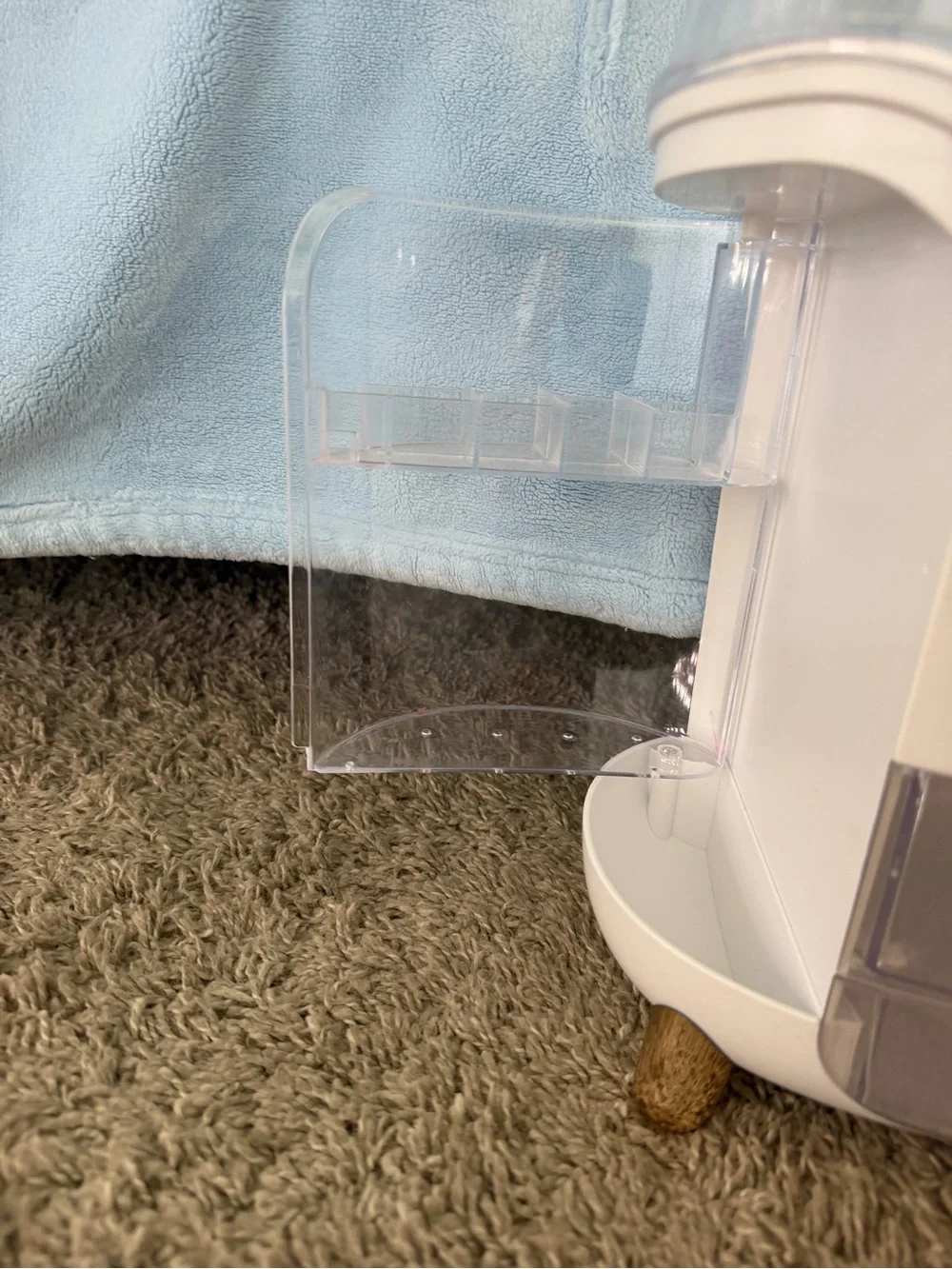 Brand Storage Box - White and Clear Cosmetic Organizer